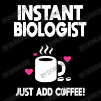 Instant Biologist Just Add Coffee! Cropped Hoodie | Artistshot