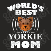 World's Best Yorkie Mom Yorkshire Terrier Dog Ladies Fitted T-shirt | Artistshot