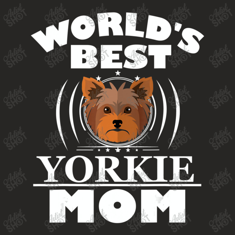 World's Best Yorkie Mom Yorkshire Terrier Dog Ladies Fitted T-Shirt by donellajeremykoa | Artistshot