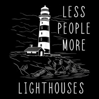 Lighthouse Less People More Lighthouses Seaside Li Baby Beanies | Artistshot