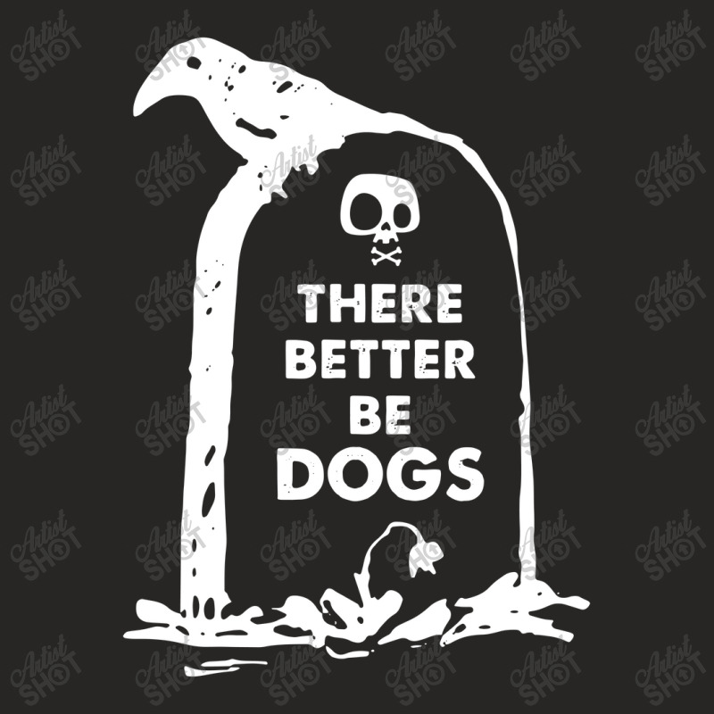 Saying Headstone Dog Lover Ladies Fitted T-Shirt by skw art | Artistshot