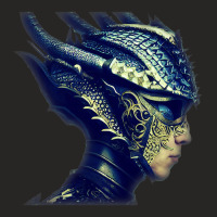 Dragon A Knight Wearing Goldfiligree Armor Ladies Fitted T-shirt | Artistshot