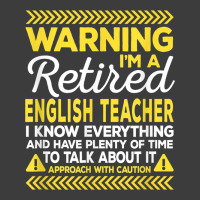 Warning Retired English Teacher Funny Language Ins Men's Polo Shirt | Artistshot