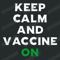 Keep Calm And Vaccine On Women's Triblend Scoop T-shirt | Artistshot