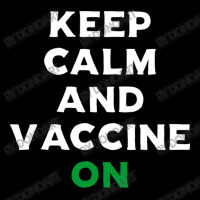 Keep Calm And Vaccine On Women's V-neck T-shirt | Artistshot