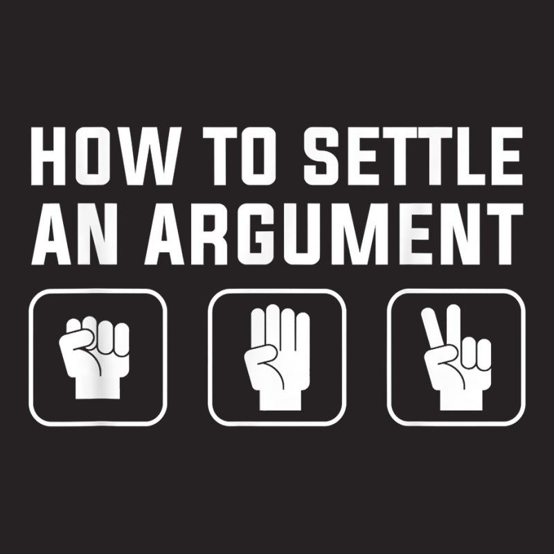 How To Settle An Argument T Shirt Vintage Cap by boxleyit | Artistshot