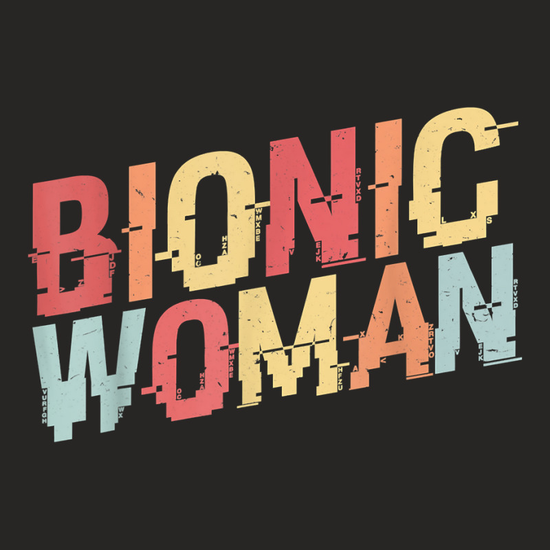 Bionic Woman   Funny Injury And Surgery T Shirt Ladies Fitted T-Shirt by scrabeck | Artistshot