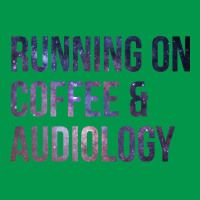 Awesome And Funny Running On Coffee And Audiology Crewneck Sweatshirt | Artistshot