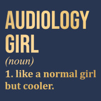 Awesome And Funny Definition Style Saying Audiolog Ladies Denim Jacket | Artistshot