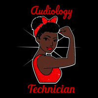 Audiology Tech Black Woman Strong Retro Vintage Po Cropped Sweater | Artistshot