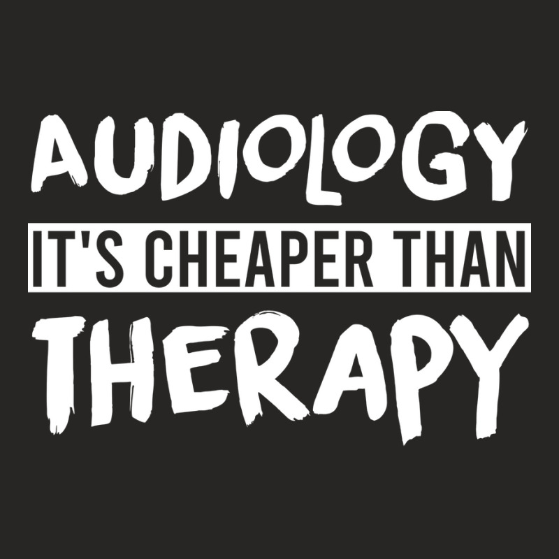 Audiology Is Cheaper Than Therapy Yellow Ladies Fitted T-Shirt by cestbushiig | Artistshot