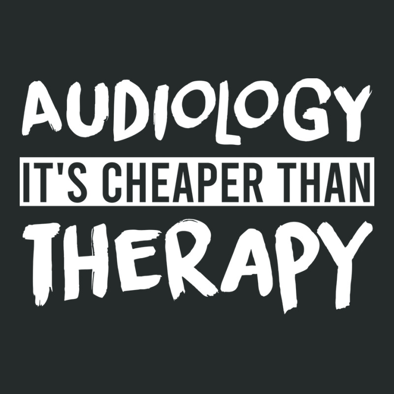 Audiology Is Cheaper Than Therapy Yellow Women's Triblend Scoop T-shirt by cestbushiig | Artistshot