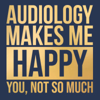 Awesome And Funny Audiology Audiologist Makes Me H Ladies Denim Jacket | Artistshot