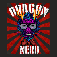 Dragon Nerds Rock Gamer Geek Fun Cute Nerd Ladies Fitted T-shirt | Artistshot