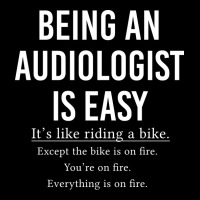 Funny Audiologist Gift Being An Audiologist Is Eas Adjustable Cap | Artistshot