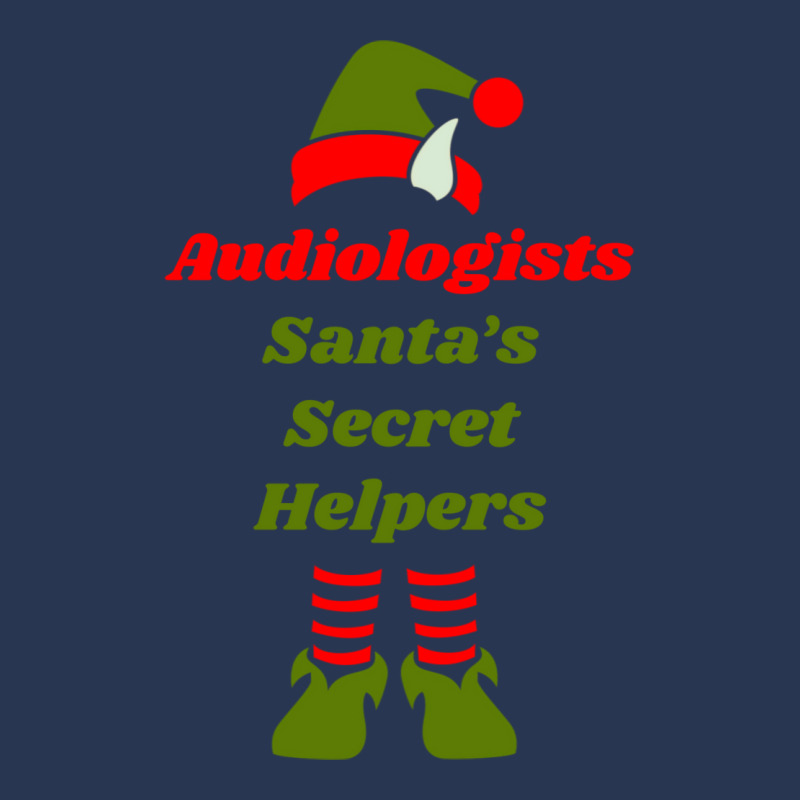 Audiologist Santa Secret Helper Elf Christmas Holi Men Denim Jacket by canudohidejip | Artistshot