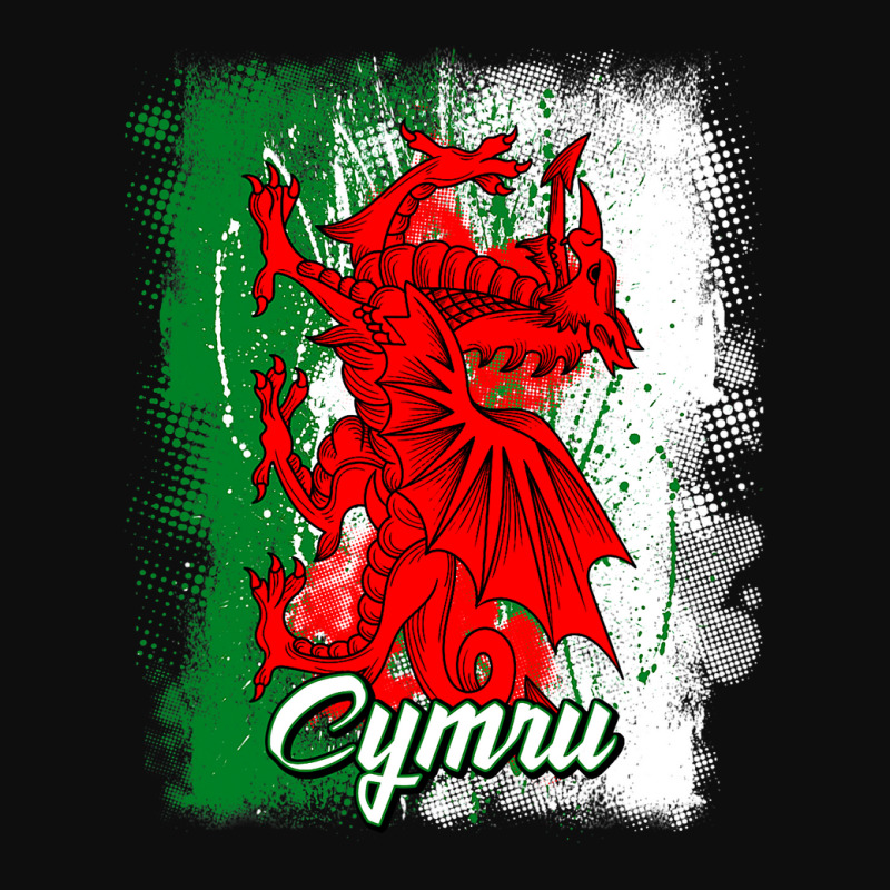 Wales Dragon National Symbol With The Welsh Flag C Crop Top by whoretacarpal | Artistshot