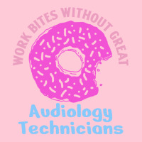 Audiology Tech Work Bites Fun Pink Donut Sprinkles Graphic T-shirt | Artistshot