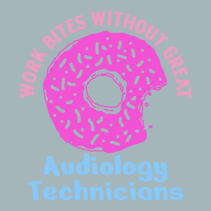 Audiology Tech Work Bites Fun Pink Donut Sprinkles Unisex Sherpa-Lined Denim Jacket by prioreleijer9 | Artistshot