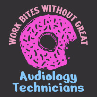 Audiology Tech Work Bites Fun Pink Donut Sprinkles Vintage Hoodie | Artistshot