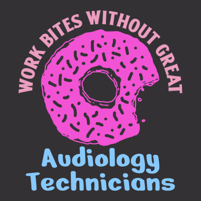 Audiology Tech Work Bites Fun Pink Donut Sprinkles Vintage Hoodie by prioreleijer9 | Artistshot