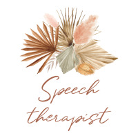 Speech Therapist Boho Dried Flowers Design 3/4 Sleeve Shirt | Artistshot