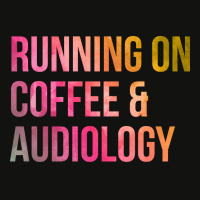 Awesome And Funny Running On Coffee And Audiology Scorecard Crop Tee | Artistshot