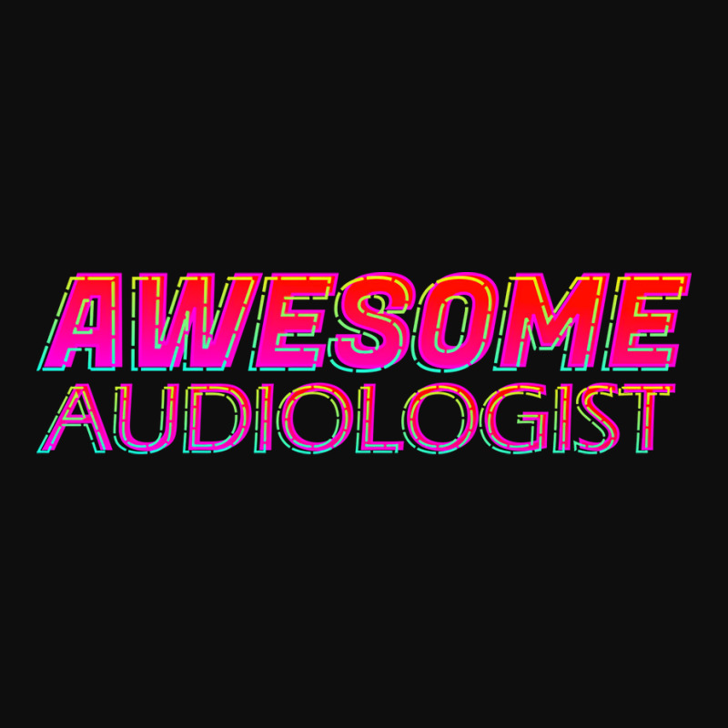 Awesome Audiologist Neon Text Sign Typography Outl Crop Top by fauzinhbibtos | Artistshot