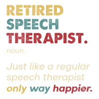 Speech Therapist Retired Retro Definition Design Crewneck Sweatshirt | Artistshot