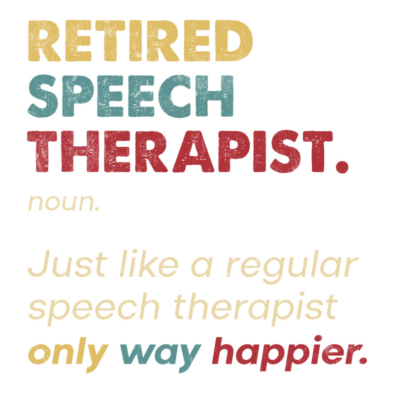 Speech Therapist Retired Retro Definition Design Crewneck Sweatshirt by tyashawiesztr | Artistshot