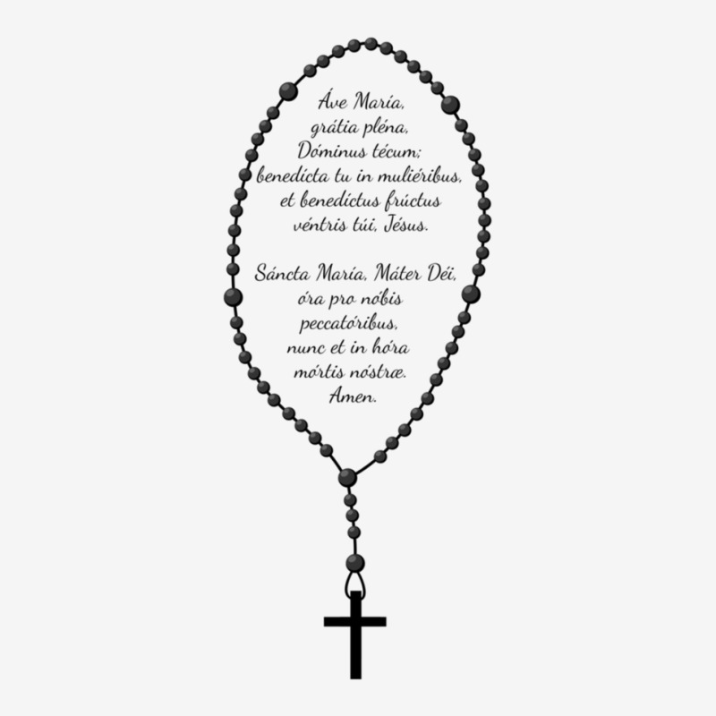 Rosary In Latin Classic T-shirt by sacharAillet | Artistshot