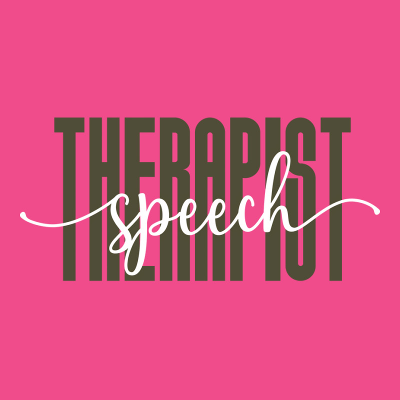 Speech Therapist Tall Font Contrast On Dark Design Crewneck Sweatshirt by ruplalghemir | Artistshot