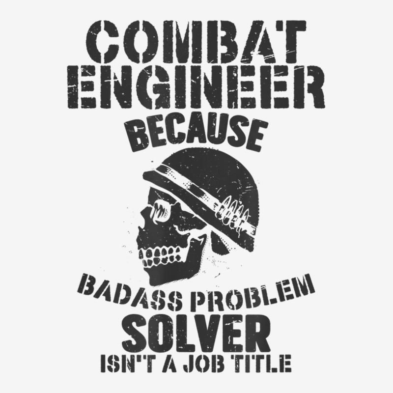 Combat Engineer Problem Solver Combat Engineering Adjustable Cap by imelde | Artistshot