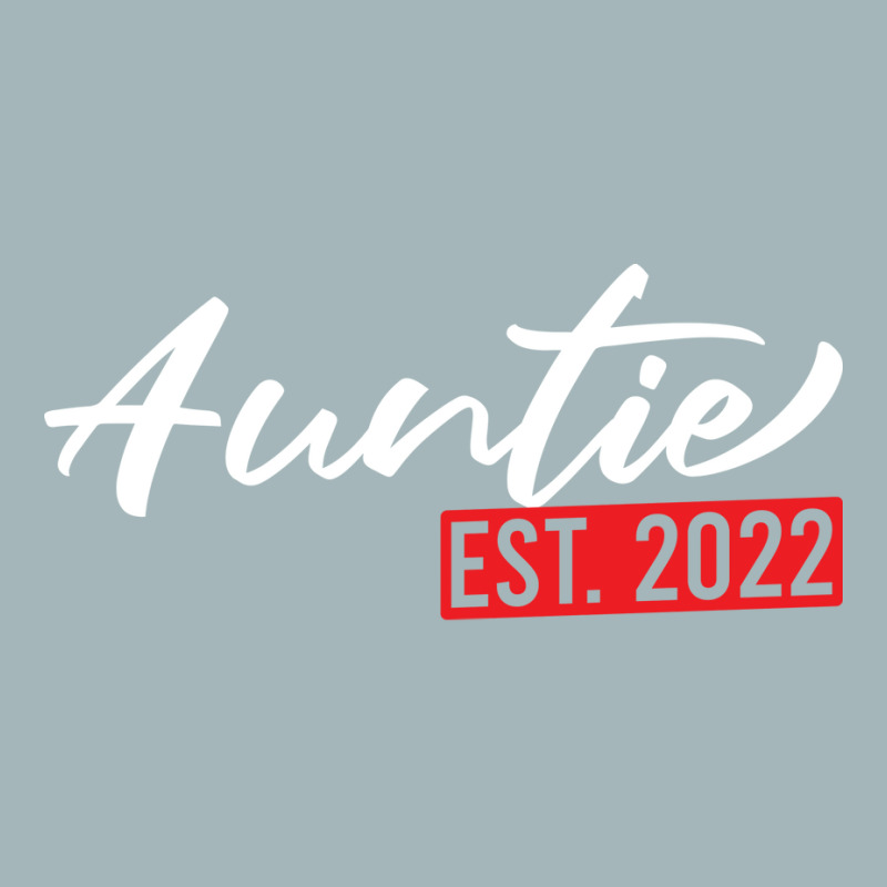 Auntie Est 2022 Funny Pregnancy Announcement Unisex Sherpa-lined Denim Jacket | Artistshot