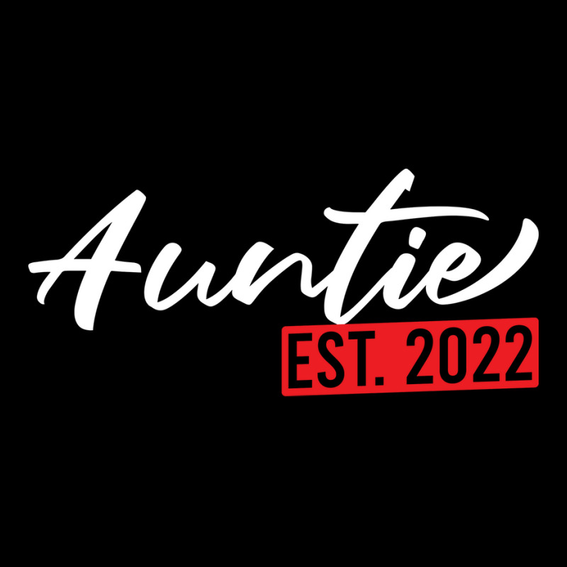 Auntie Est 2022 Funny Pregnancy Announcement Zipper Hoodie | Artistshot