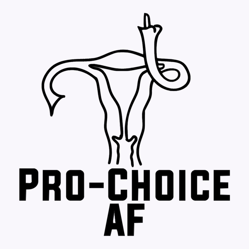 Pro Choice Af Uterus Middle Finger  Fitted Tank Top | Artistshot