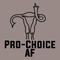 Pro Choice Af Uterus Middle Finger  Fitted Vintage T-shirt | Artistshot