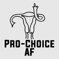 Pro Choice Af Uterus Middle Finger  Fitted Unisex Jogger | Artistshot