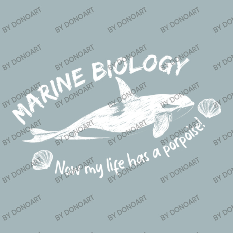 Marine Biology Now My Life Has A Porpoise! Unisex Sherpa-lined Denim Jacket | Artistshot