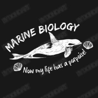 Marine Biology Now My Life Has A Porpoise! Flannel Shirt | Artistshot