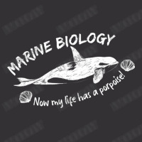 Marine Biology Now My Life Has A Porpoise! Vintage Hoodie | Artistshot