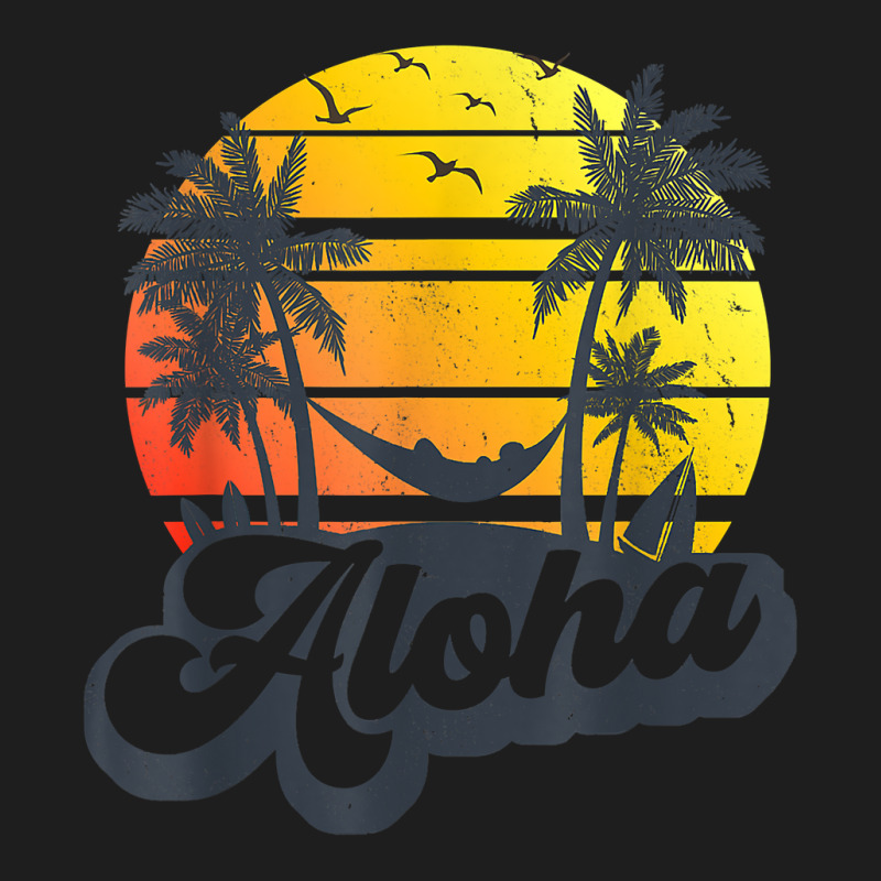 Aloha Hawaii Hawaiian Island Shirt Palm Trees Beac Classic T-shirt by djeke | Artistshot