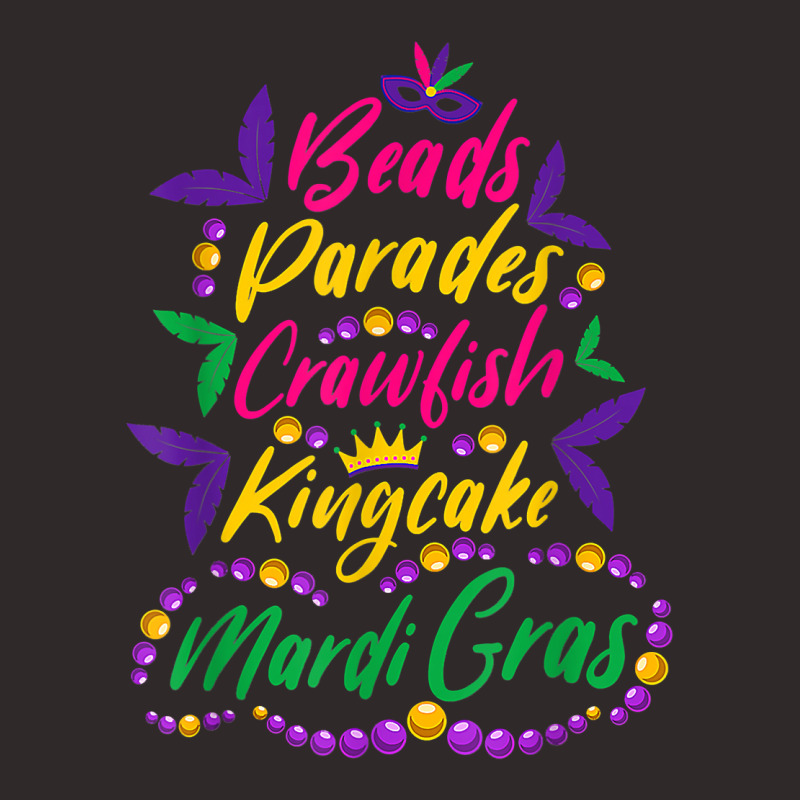 Beads Parades Crawfish Kingcake Mardi Gras Party N Racerback Tank by kulowbu | Artistshot