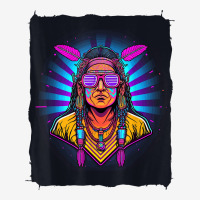 Native American Indian With Sunglasses T Shirt Adjustable Cap | Artistshot