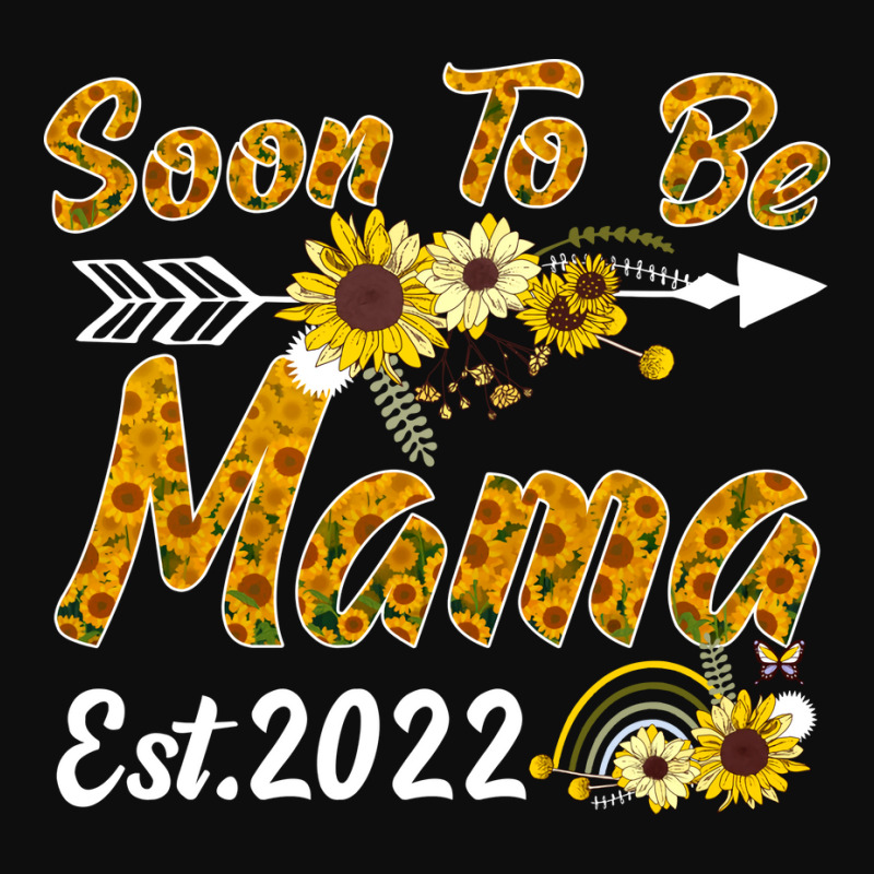 Mothers Day Soon To Be Mama Est 2022 Sunflower Lov Crop Top by aynayenye | Artistshot