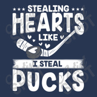 Valentines Day Hockey Stealing Hearts Kids Toddler Men Denim Jacket | Artistshot