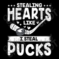 Valentines Day Hockey Stealing Hearts Kids Toddler Lightweight Hoodie | Artistshot