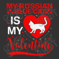 Russian Blue Cat Is My Valentine Heart Shape Cat V Baby Bodysuit | Artistshot