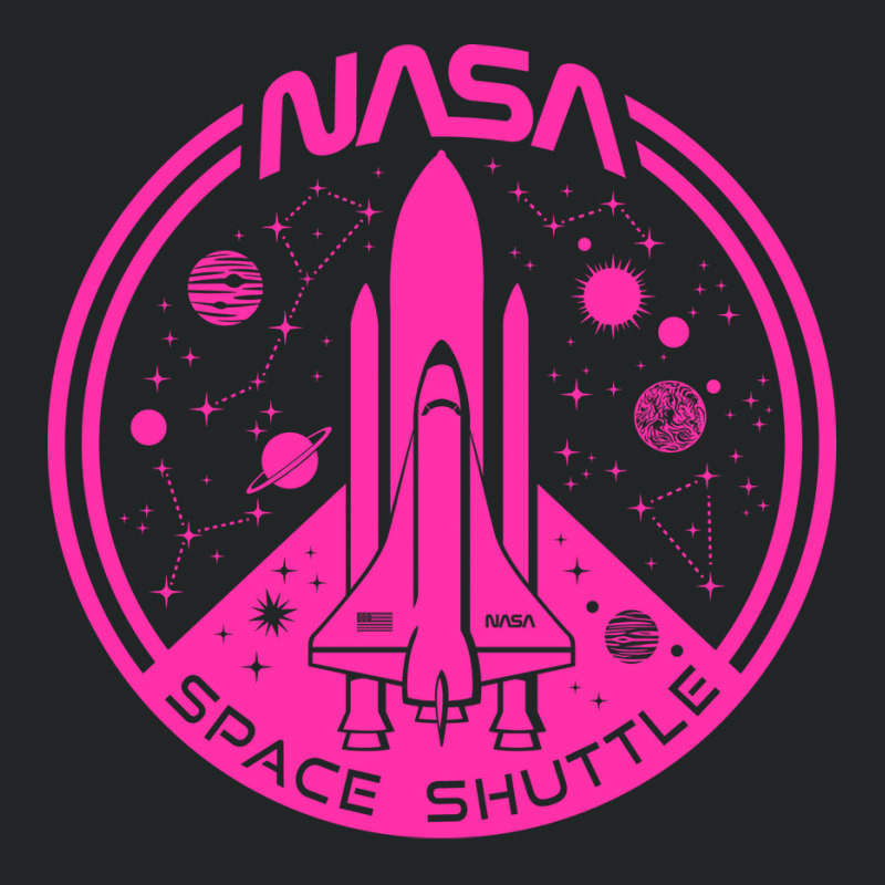 Space Shuttle Hot Pink Emblem Aesthetic Duffel Bag | Artistshot