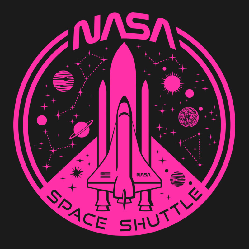 Space Shuttle Hot Pink Emblem Aesthetic Full-length Apron | Artistshot